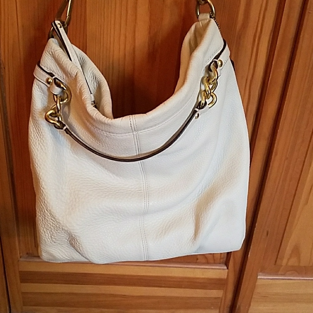 Coach leather slouch handbag
